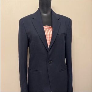 Zara Women’s Navy  Single-Breasted Blazer Size 36
